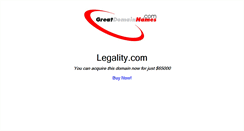 Desktop Screenshot of legality.com